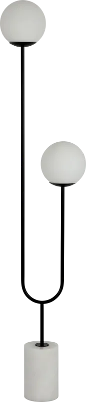Keal Valley Black Floor Lamp
