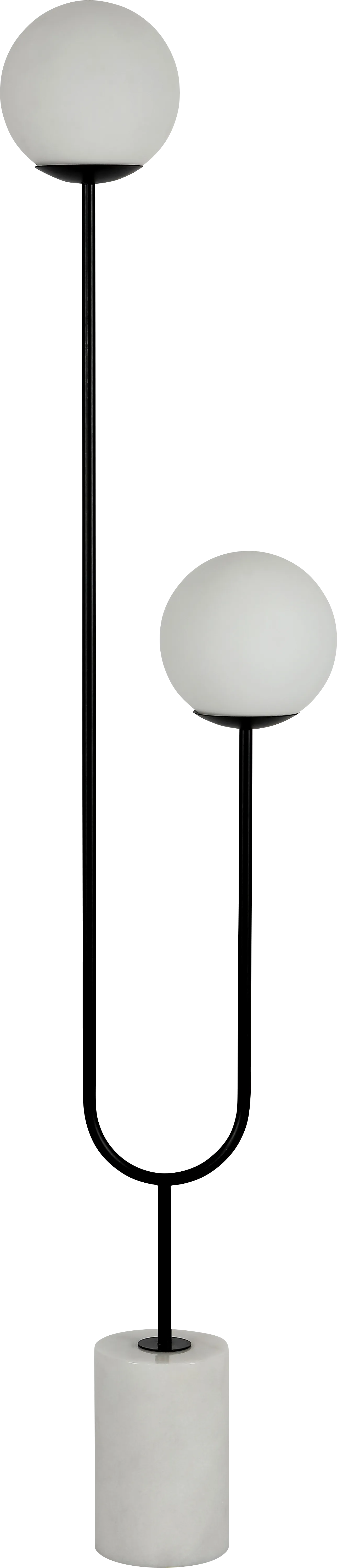 Keal Valley Black Floor Lamp - Image 1