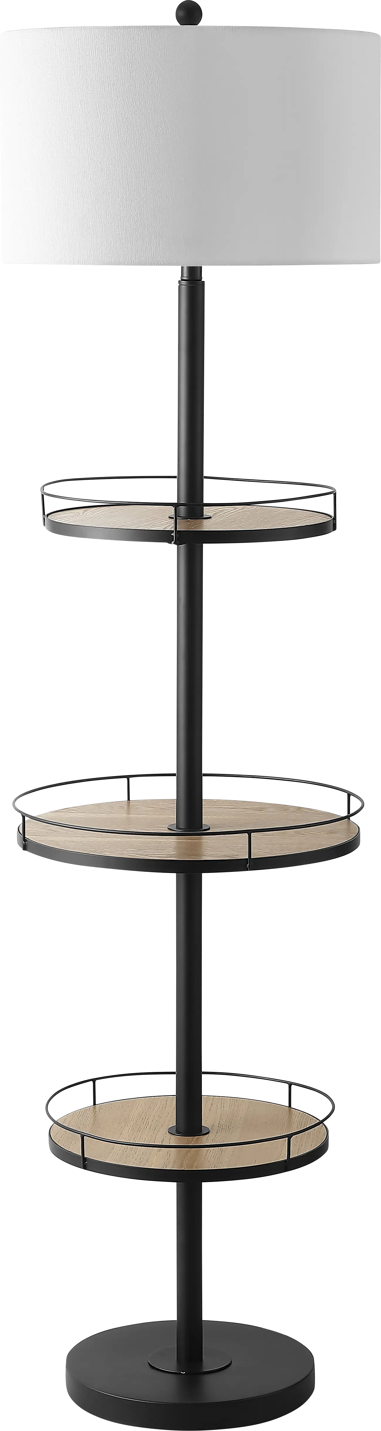 Edmore Hills Black Floor Lamp