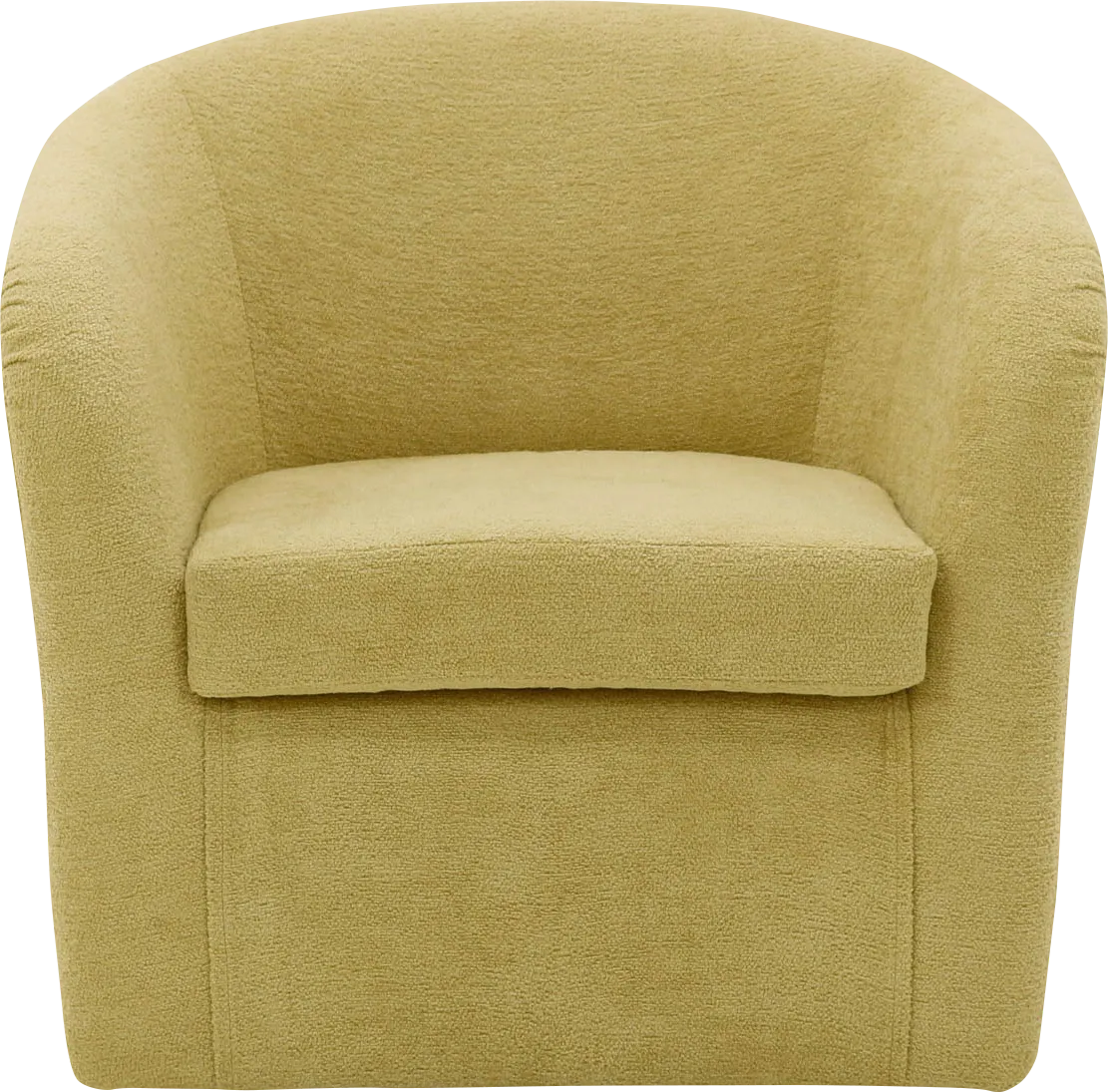 Emsabit I Yellow Swivel Accent Chair - Thumbnail - Image 1