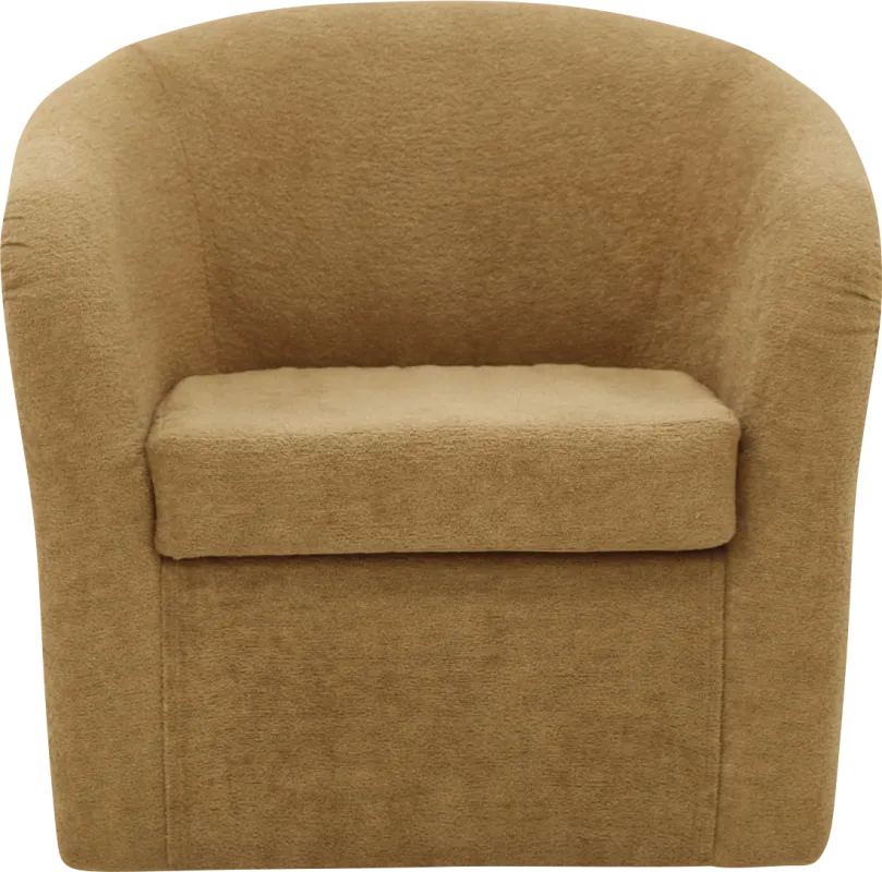 Emsabit I Orange Swivel Accent Chair