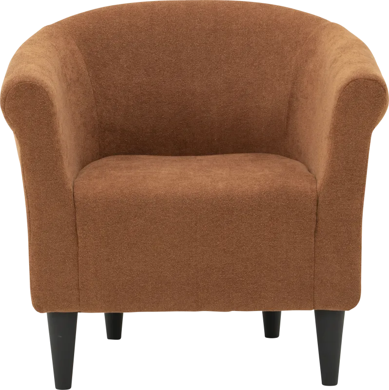 Apezi Orange Accent Chair
