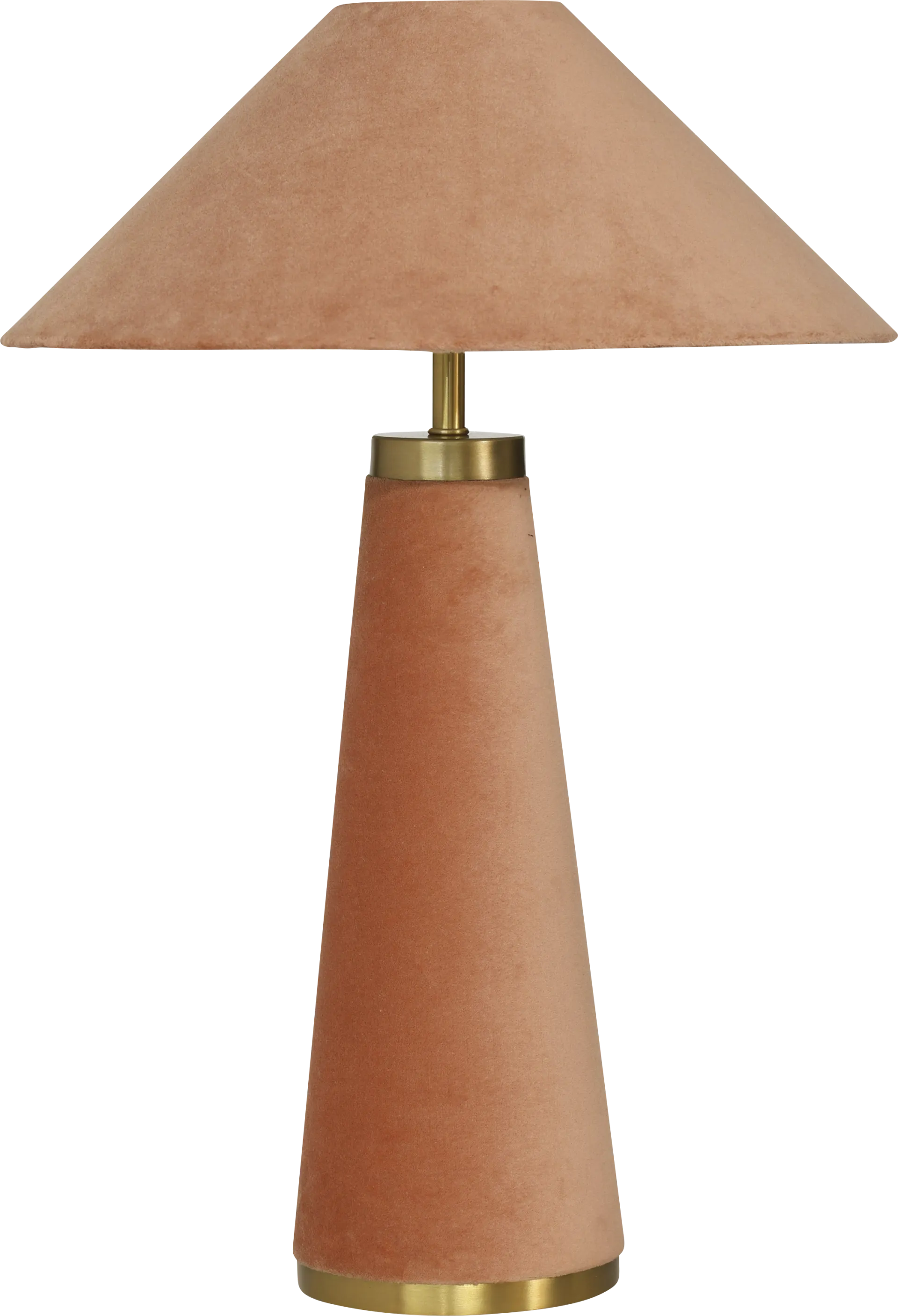 Banneker Shade Terracota Lamp - Image 1