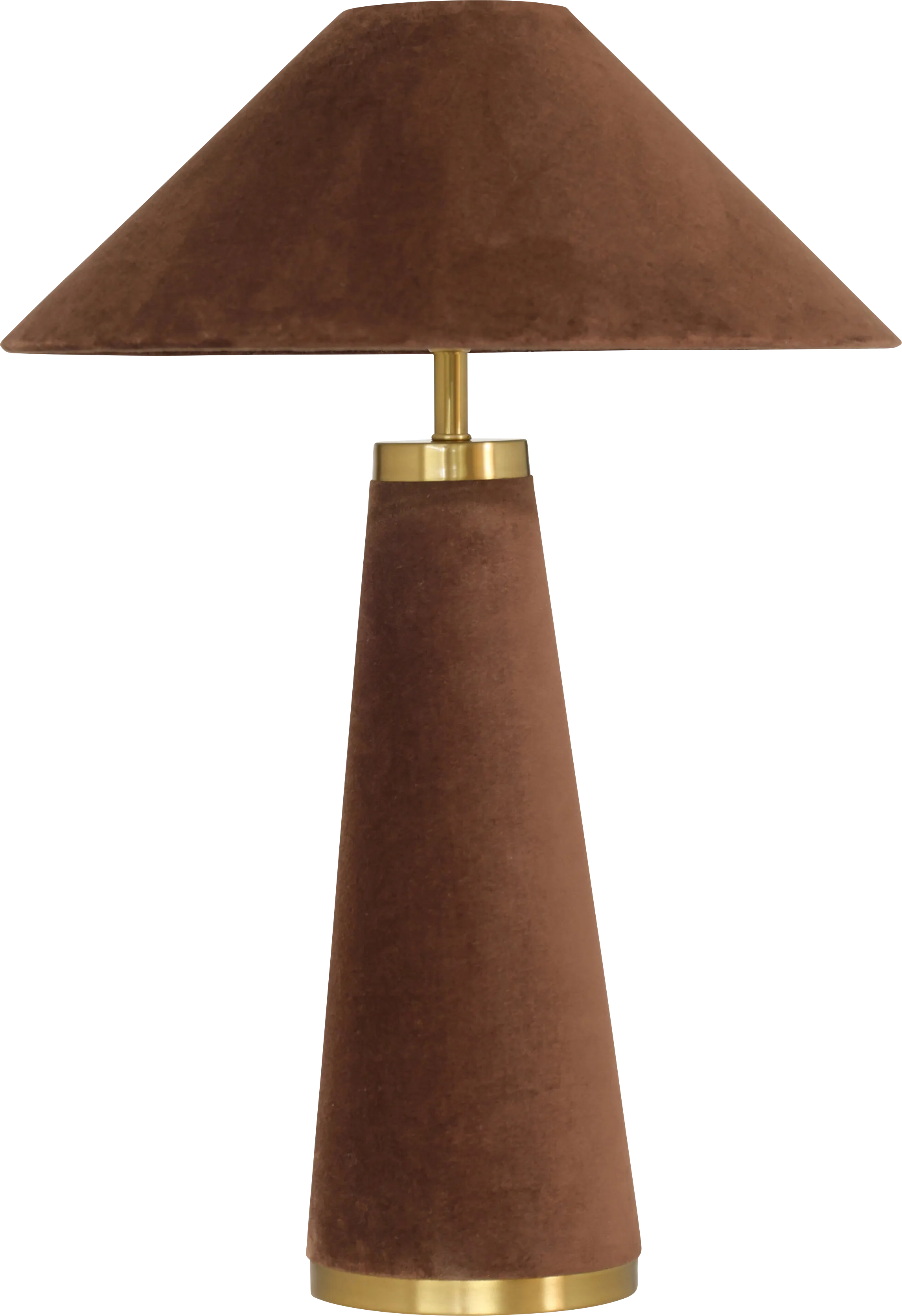 Banneker Shade Brown Lamp - Thumbnail - Image 1