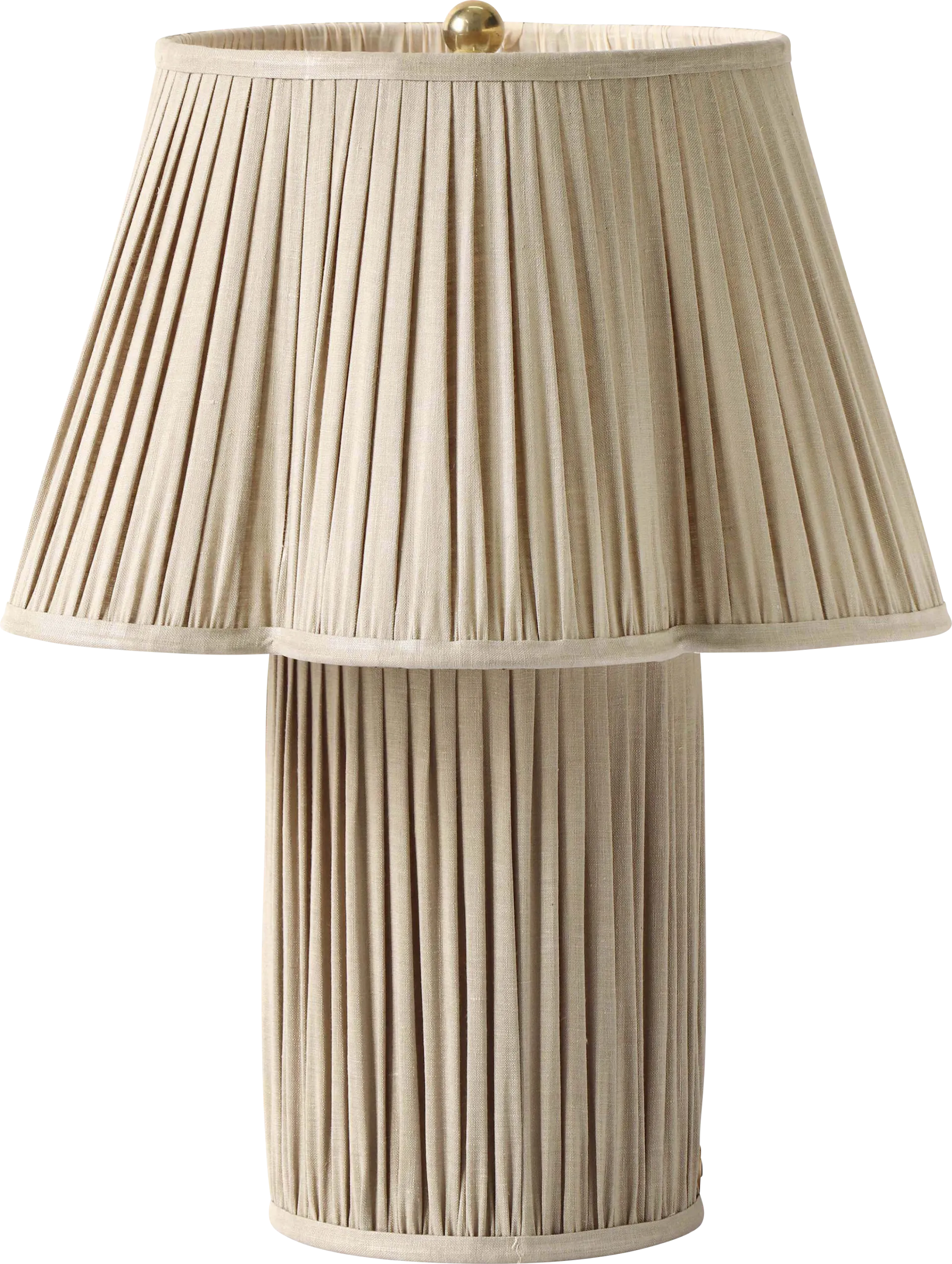 Julie Isle Beige Lamp - Image 1