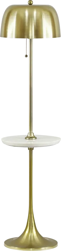 Kulick Post Brass Floor Lamp