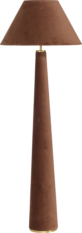 Banneker Shade Brown Floor Lamp