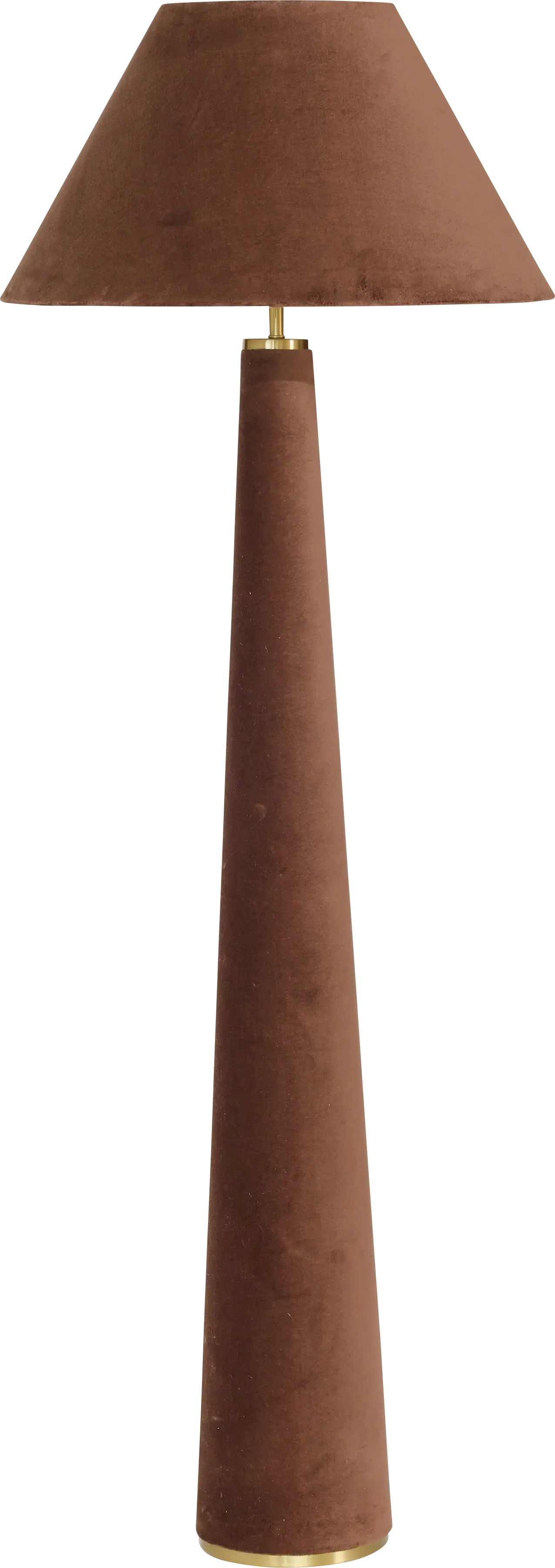 Banneker Shade Brown Floor Lamp