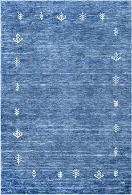 Mahbub Blue 6'1 x 9' Rug