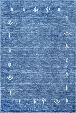 Mahbub Blue 6'1 x 9' Rug
