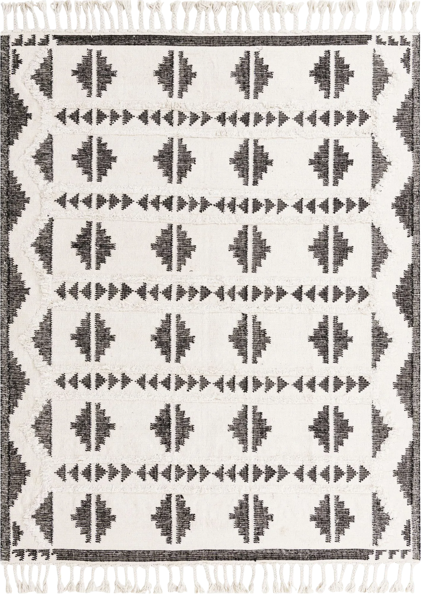 Rosea Black 8' x 10' Rug - Image 1