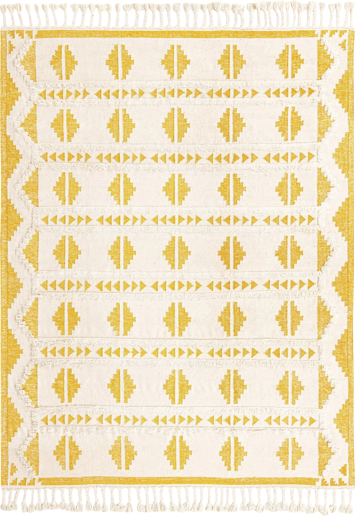 Rosea Yellow 9' x 12' Rug - Thumbnail - Image 1