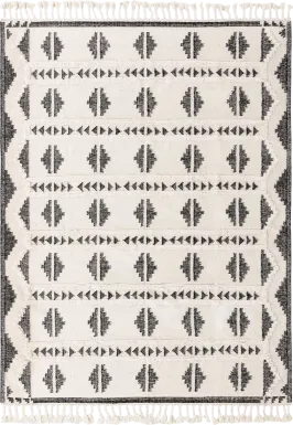 Rosea Black 9' x 12' Rug