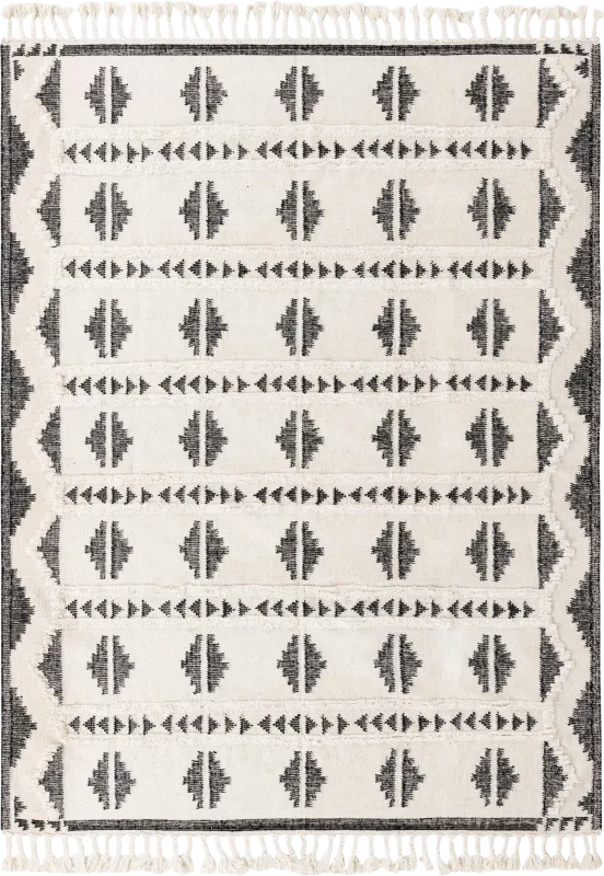 Rosea Black 9' x 12' Rug