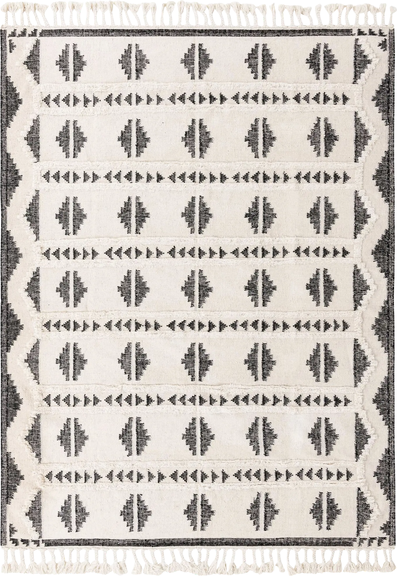 Rosea Black 9' x 12' Rug