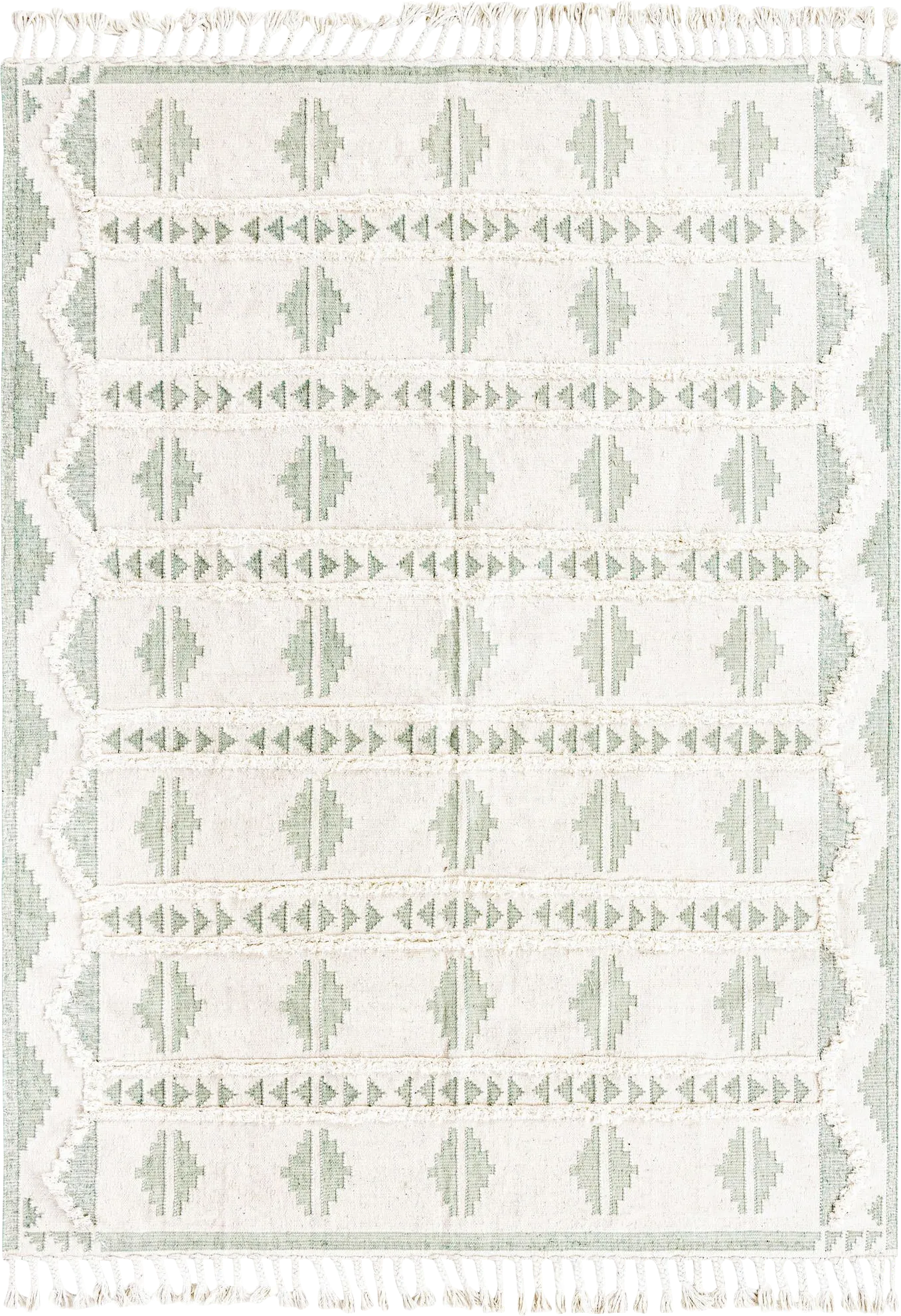 Rosea Aqua 9' x 12' Rug - Thumbnail - Image 1