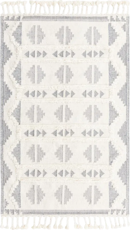 Rosea Gray 5'1 x 8' Rug