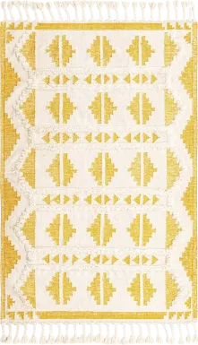 Rosea Yellow 5'1 x 8' Rug