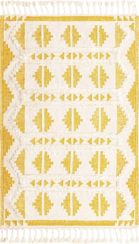 Rosea Yellow 5'1 x 8' Rug