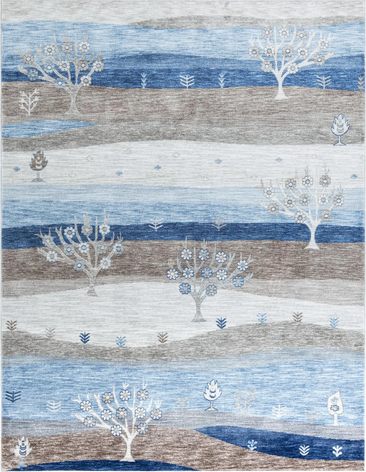 Hartfair Blue 7'10 x 10' Rug - Thumbnail - Image 1