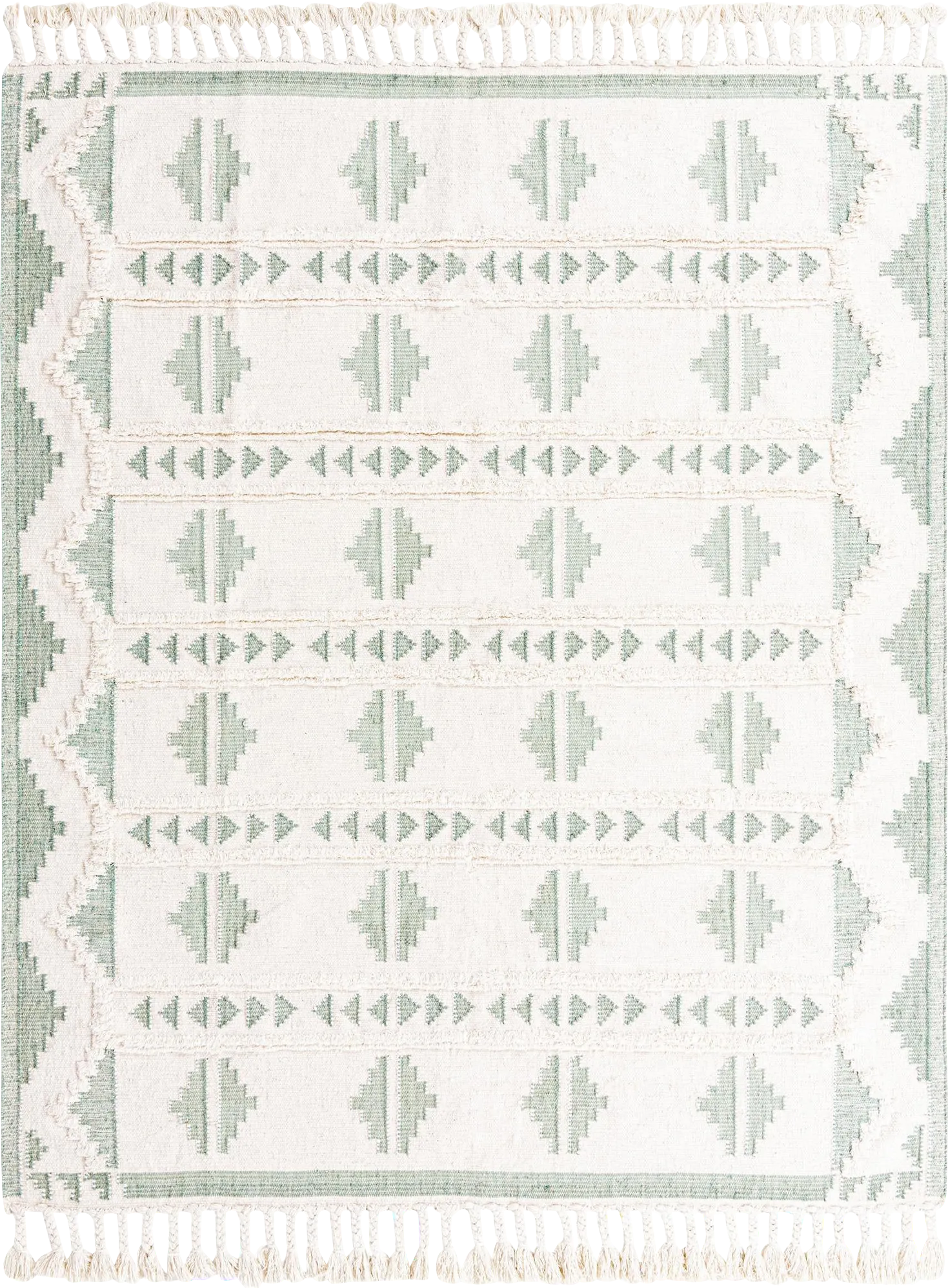 Rosea Aqua 8' x 10' Rug - Image 1