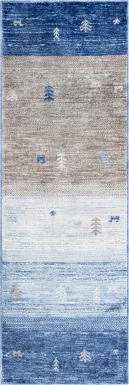 Onoly Blue 2' x 6'1 Runner Rug