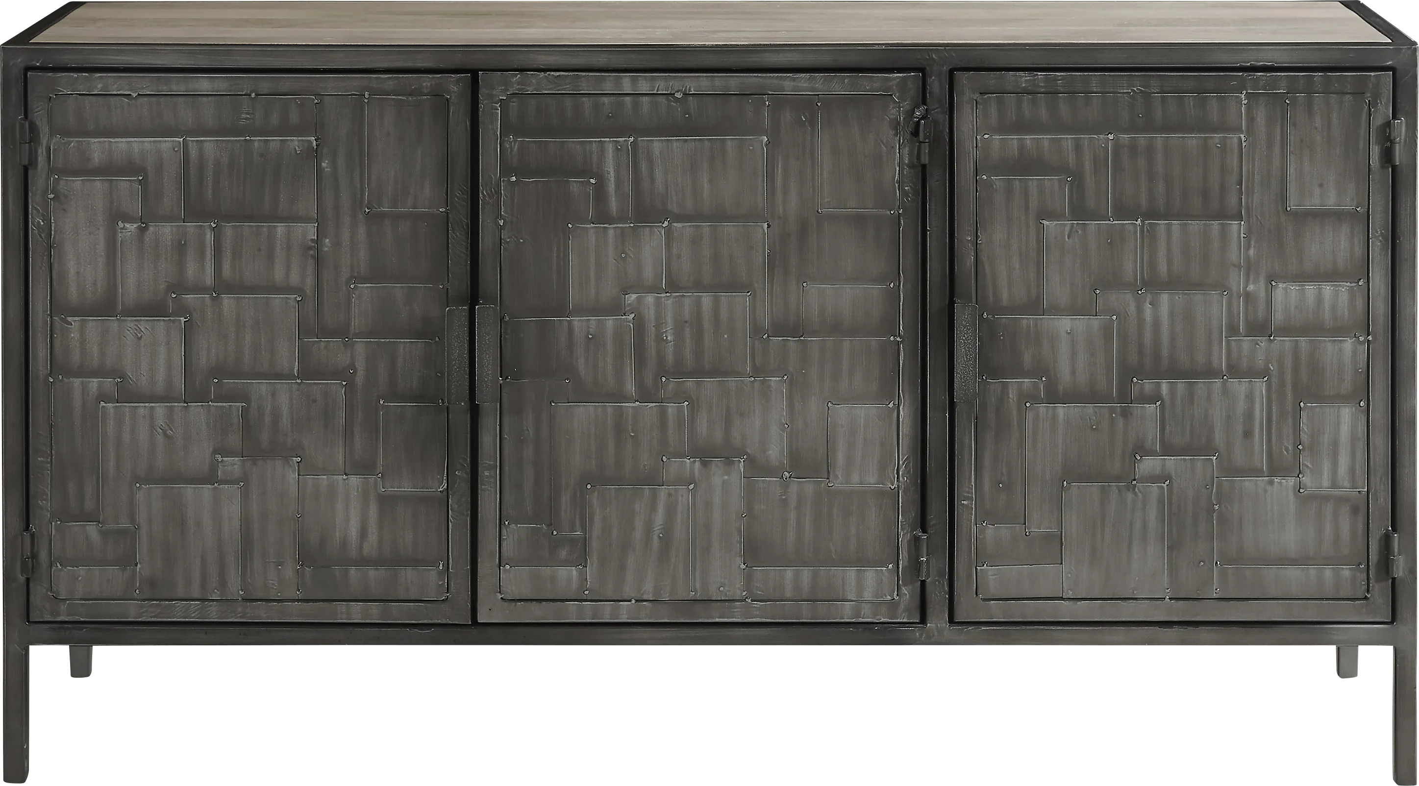 Quadgate Gray Sideboard - Thumbnail - Image 1