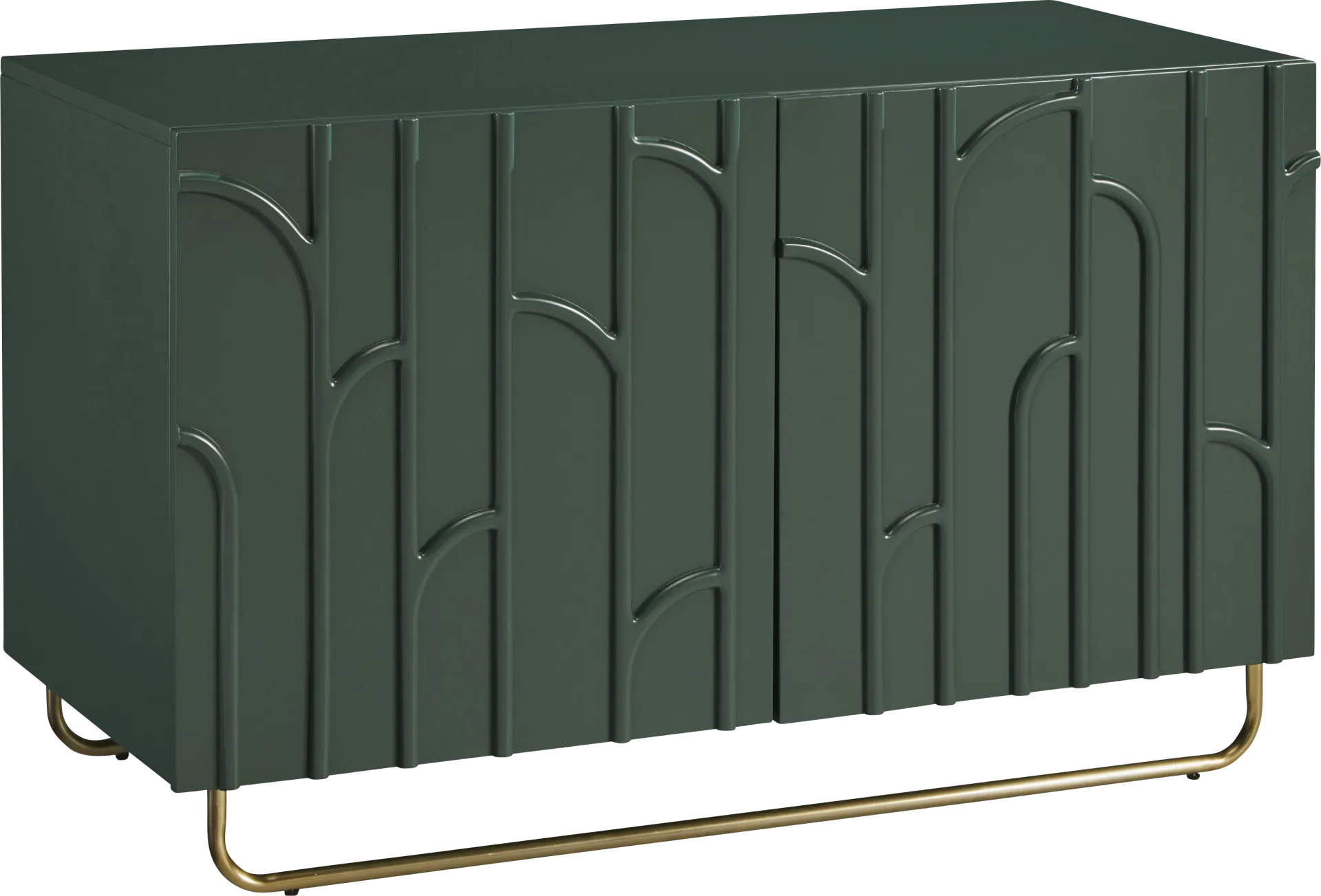 Peachcloud Green Accent Cabinet - Image 1