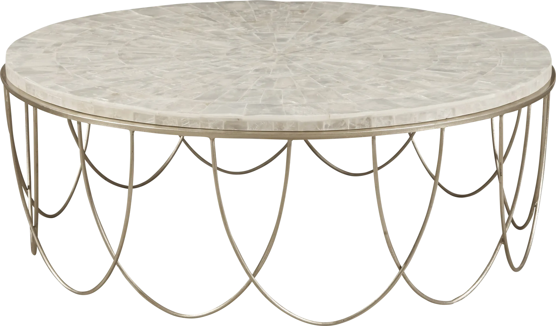 Honeyland Gold Cocktail Table - Image 1