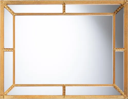 Moongolden Gold Rectangle Mirror