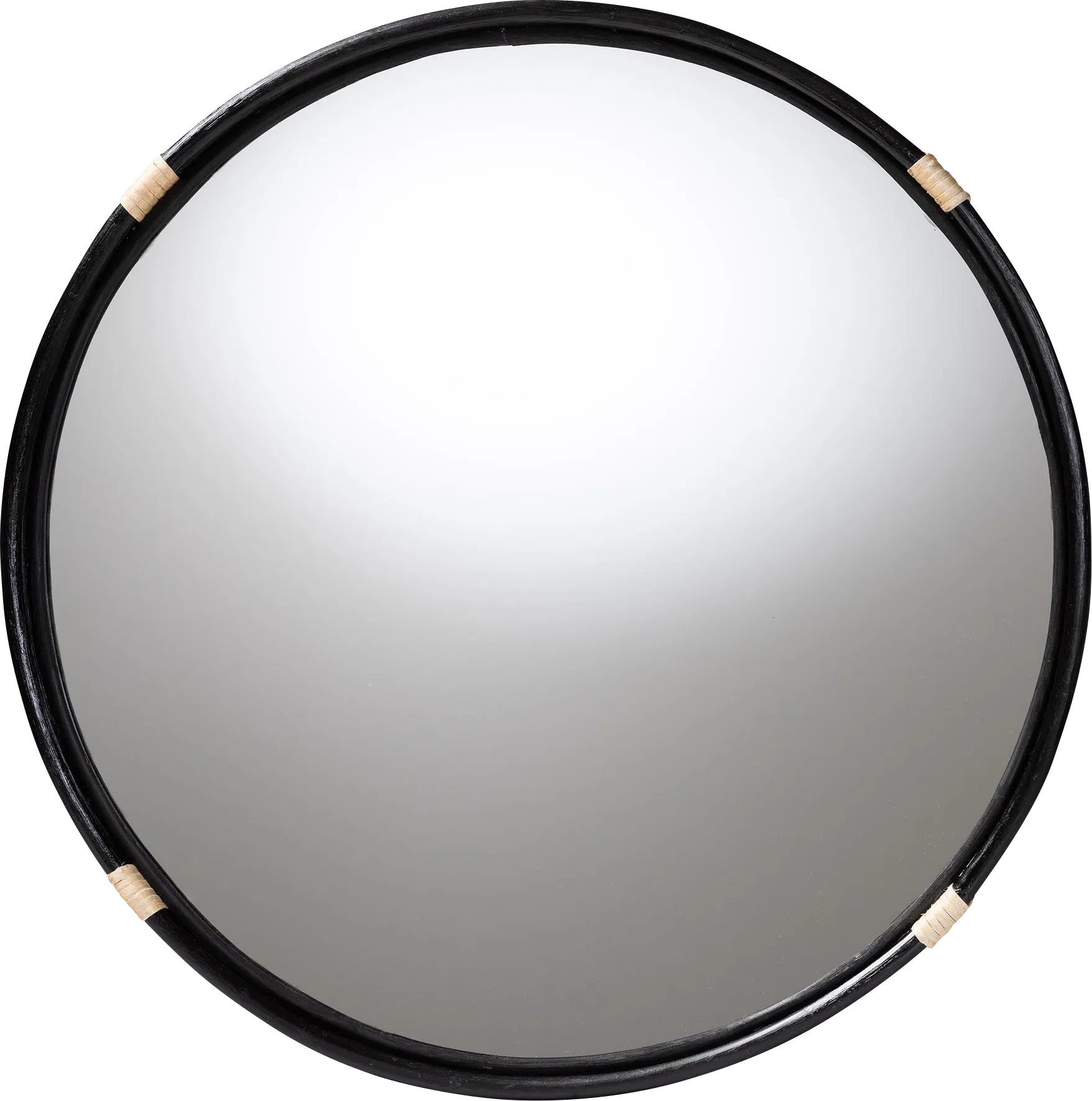 Oceanland Black Round Mirror - Image 1