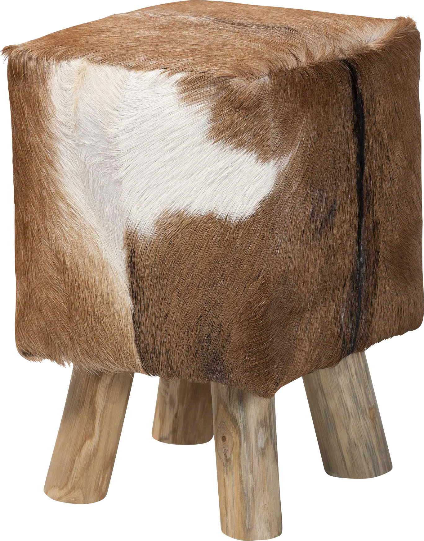 Allicoa Brown Ottoman - Image 1