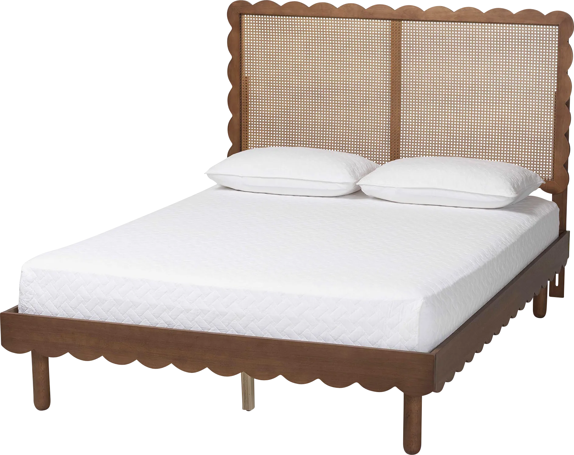 Pearlbar Brown Queen Bed - Image 1