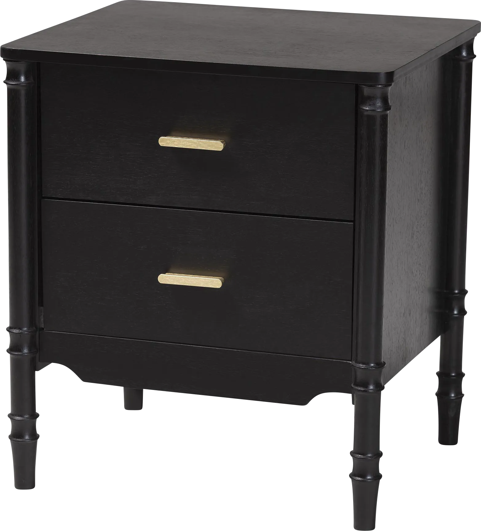 Heartsun Black Nightstand - Thumbnail - Image 1