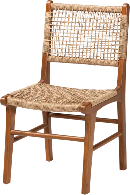 Silvercloua Brown Dining Chair