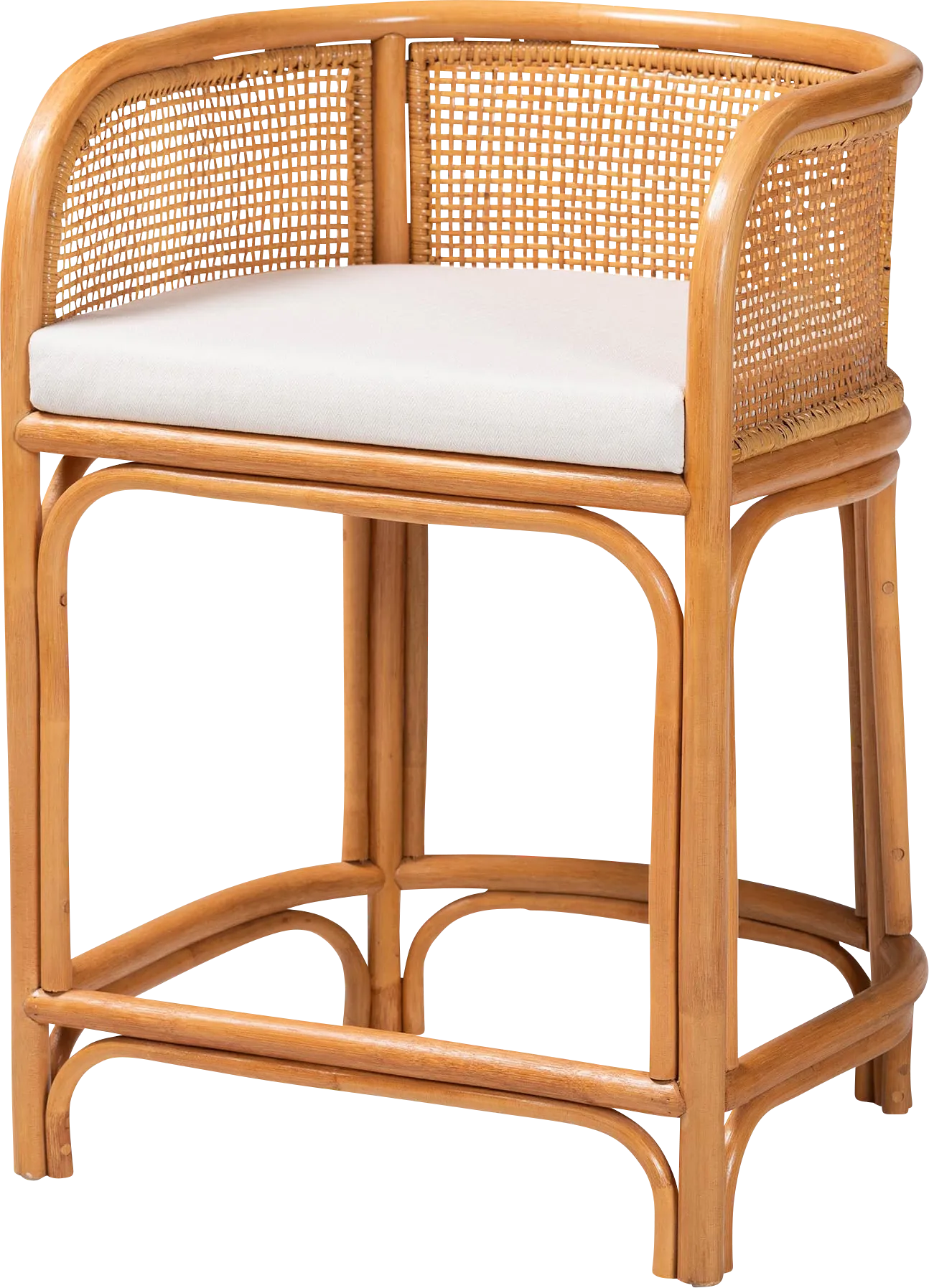 Rhinoland Brown Counter Height Stool - Thumbnail - Image 1