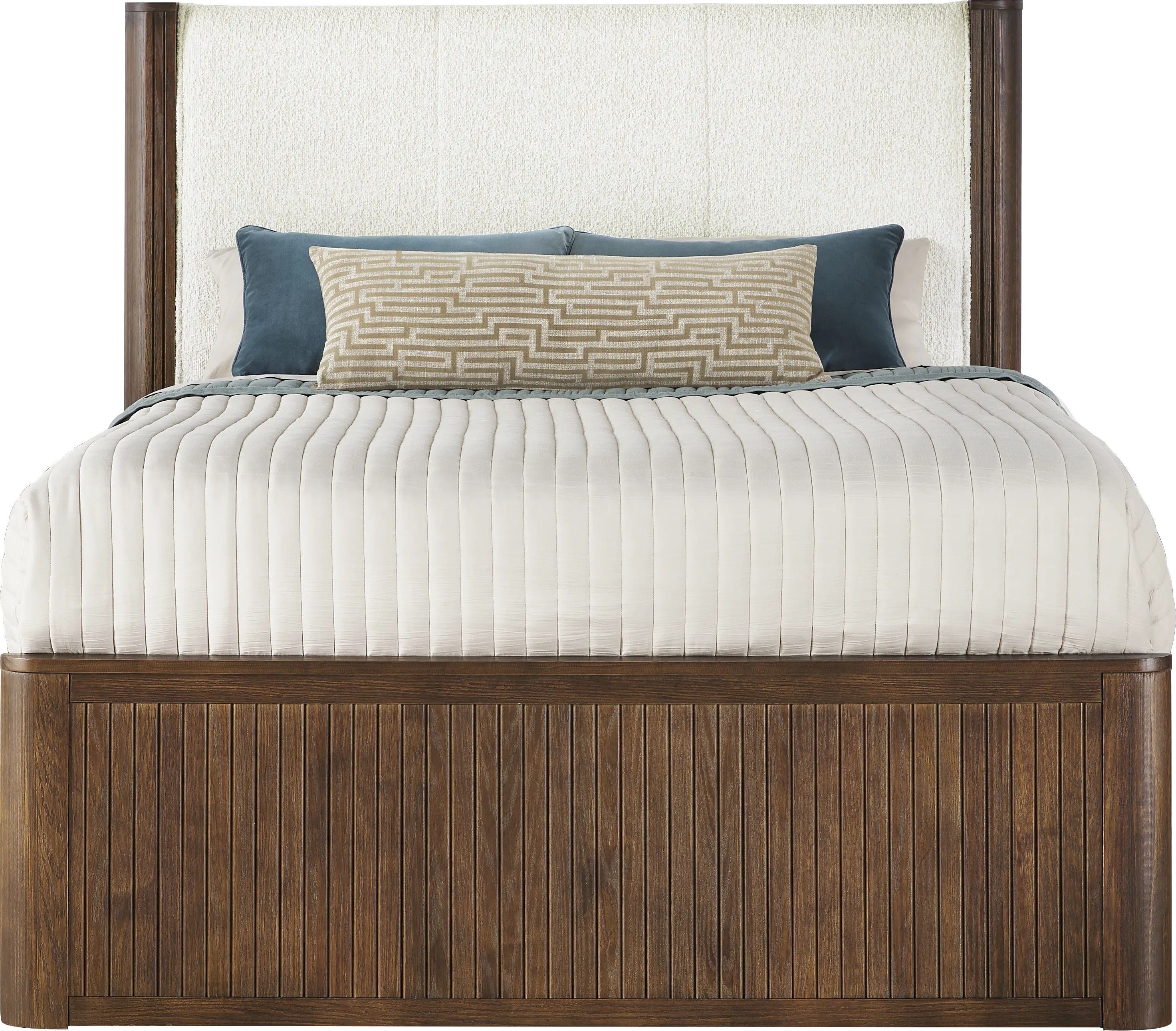 Glenfair Tobacco 5 Pc Queen Upholstered Bedroom - Thumbnail - Image 2