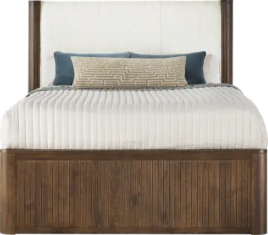 3 pc queen upholstered bed