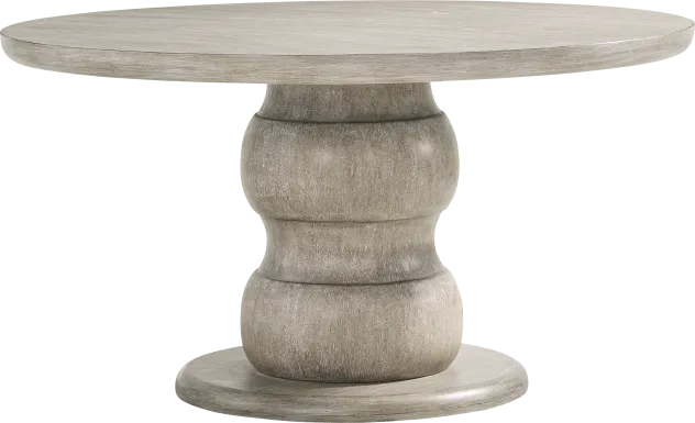 Santa Clarita Light Gray Round Dining Table
