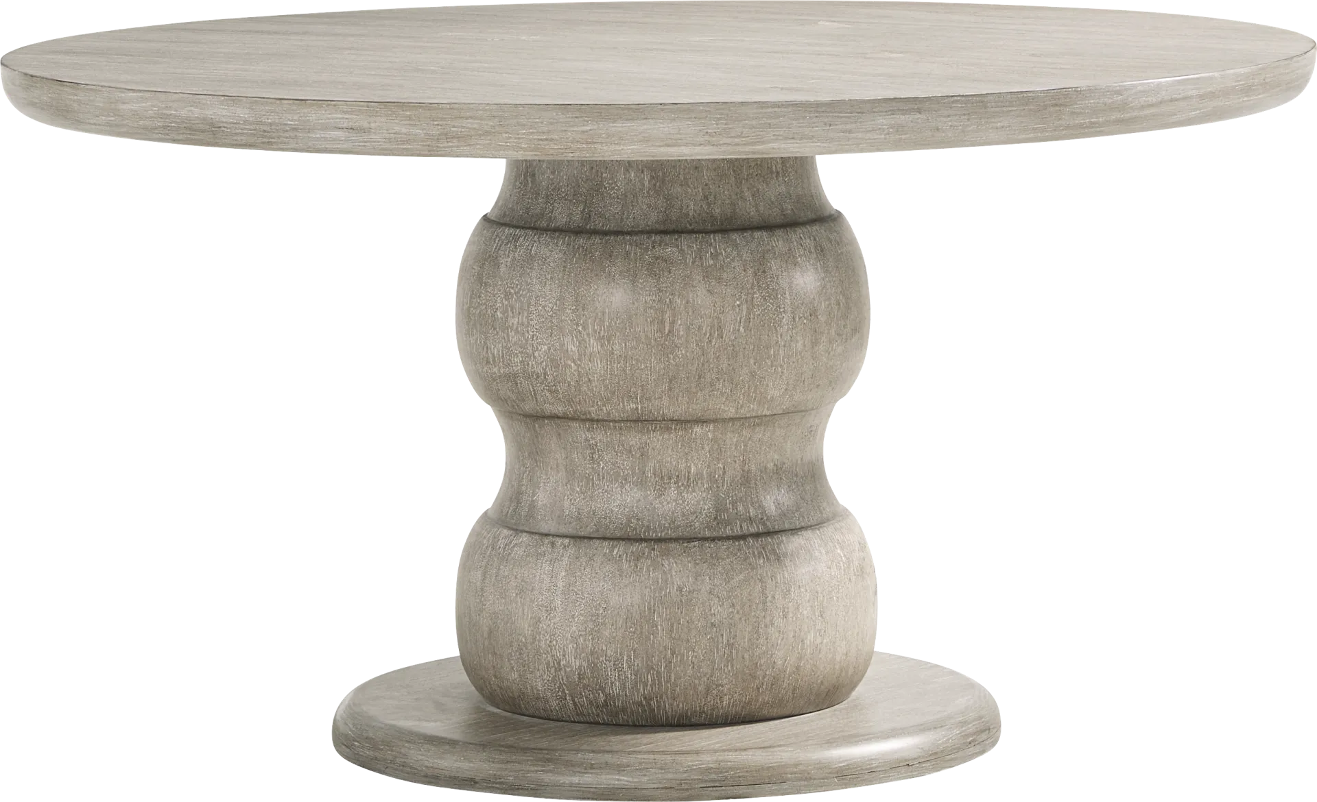 Santa Clarita Light Gray Round Dining Table - Image 2