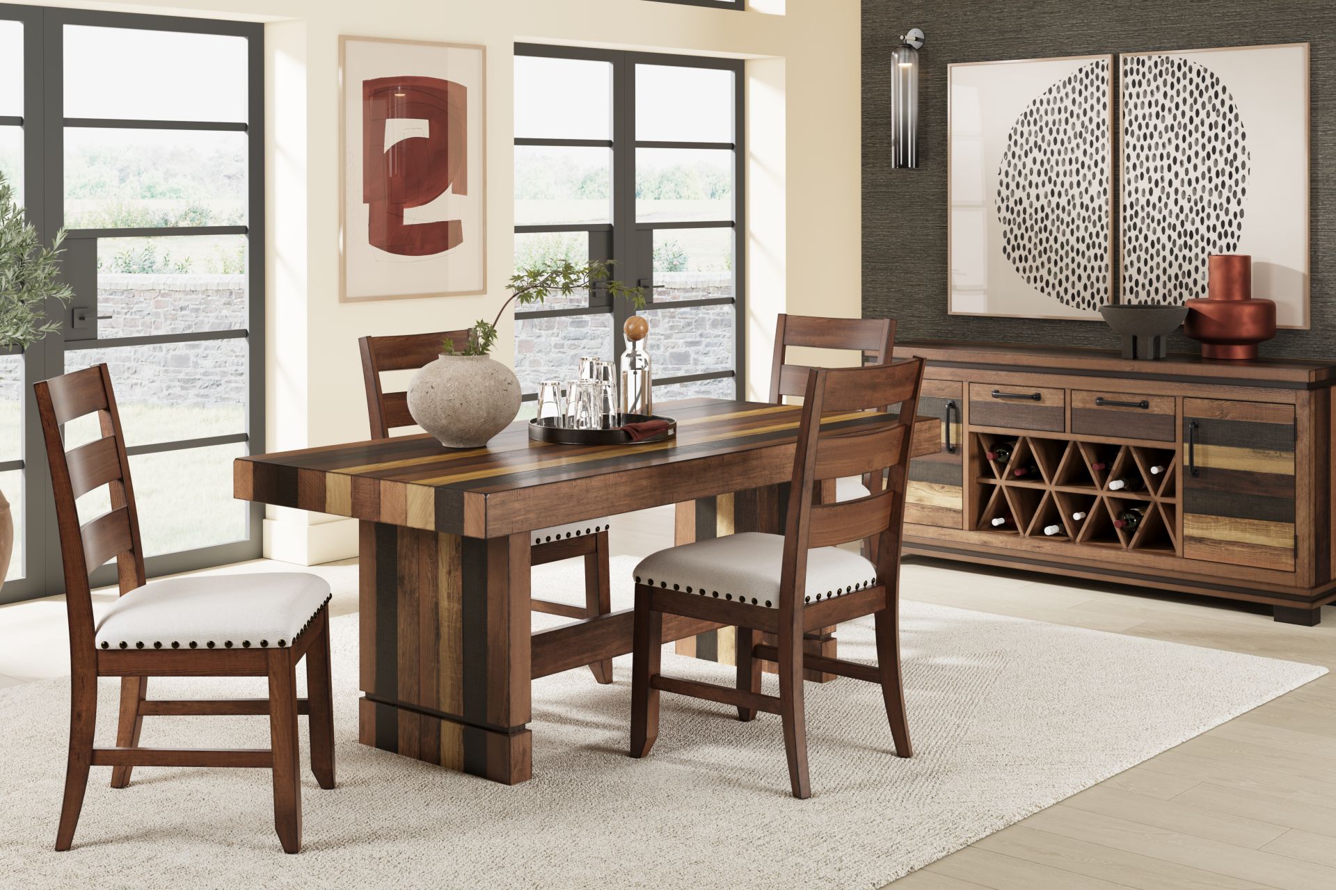 Westover Hills II Brown Rectangle Dining Table - Image 2