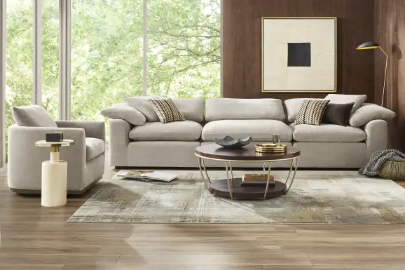 The Flow Gray 3 Pc Sectional