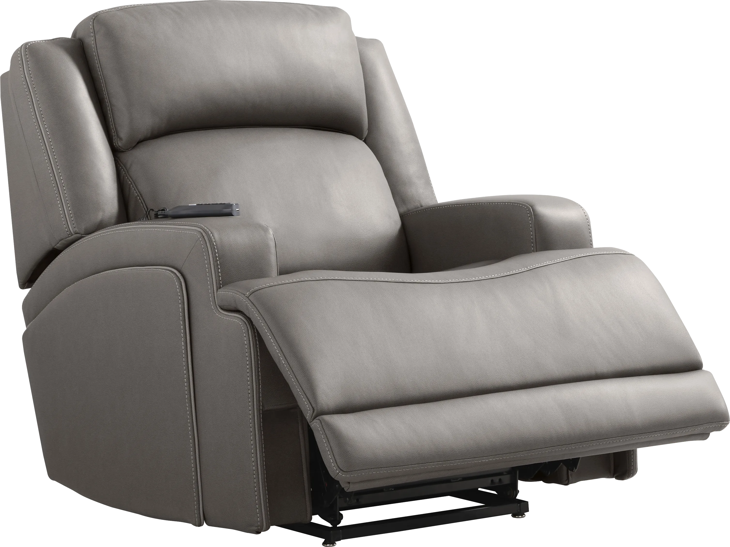 Lift Off by Shaquille O'Neal Home Charcoal Dual Power Lift Recliner - Thumbnail - Image 1