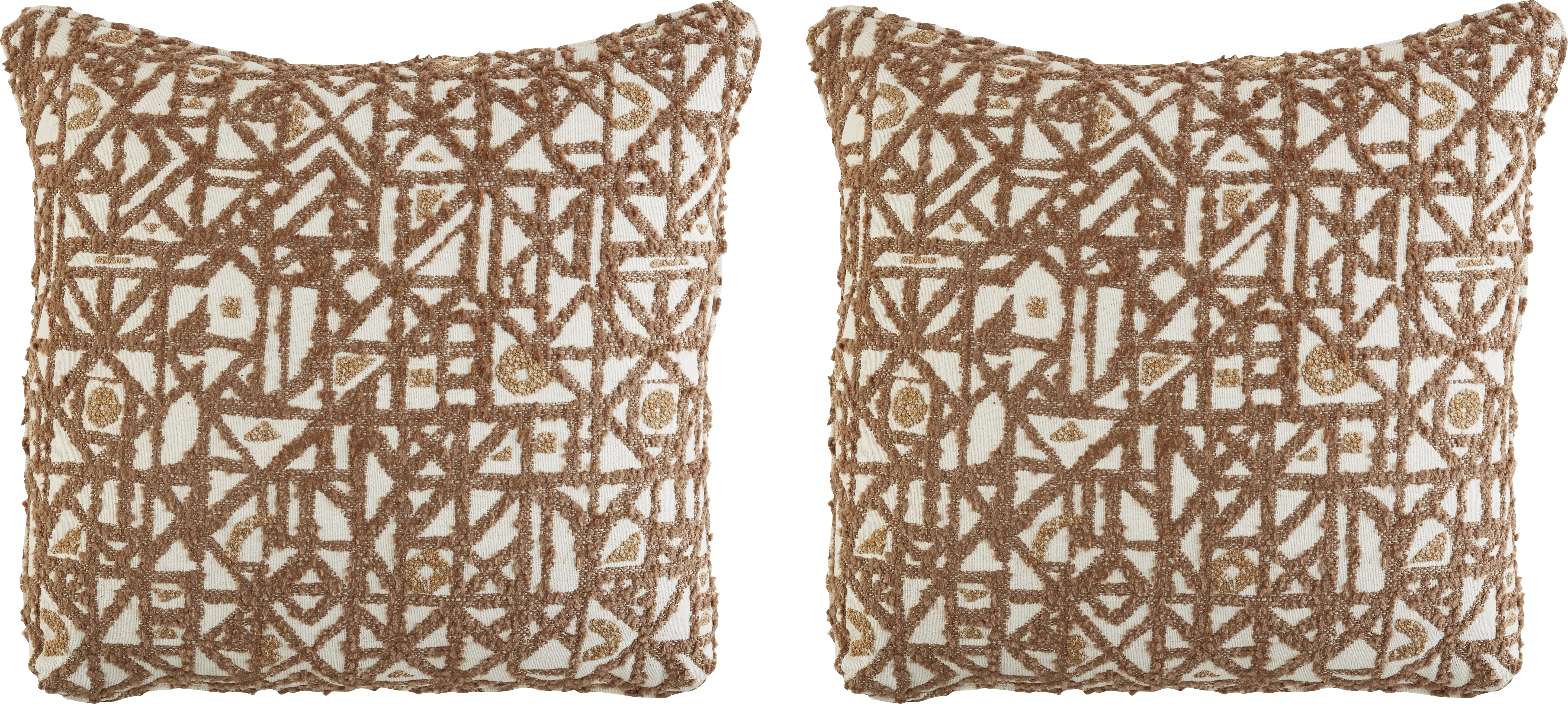 Sophie Taupe Toss Pillow Pair - Thumbnail - Image 1