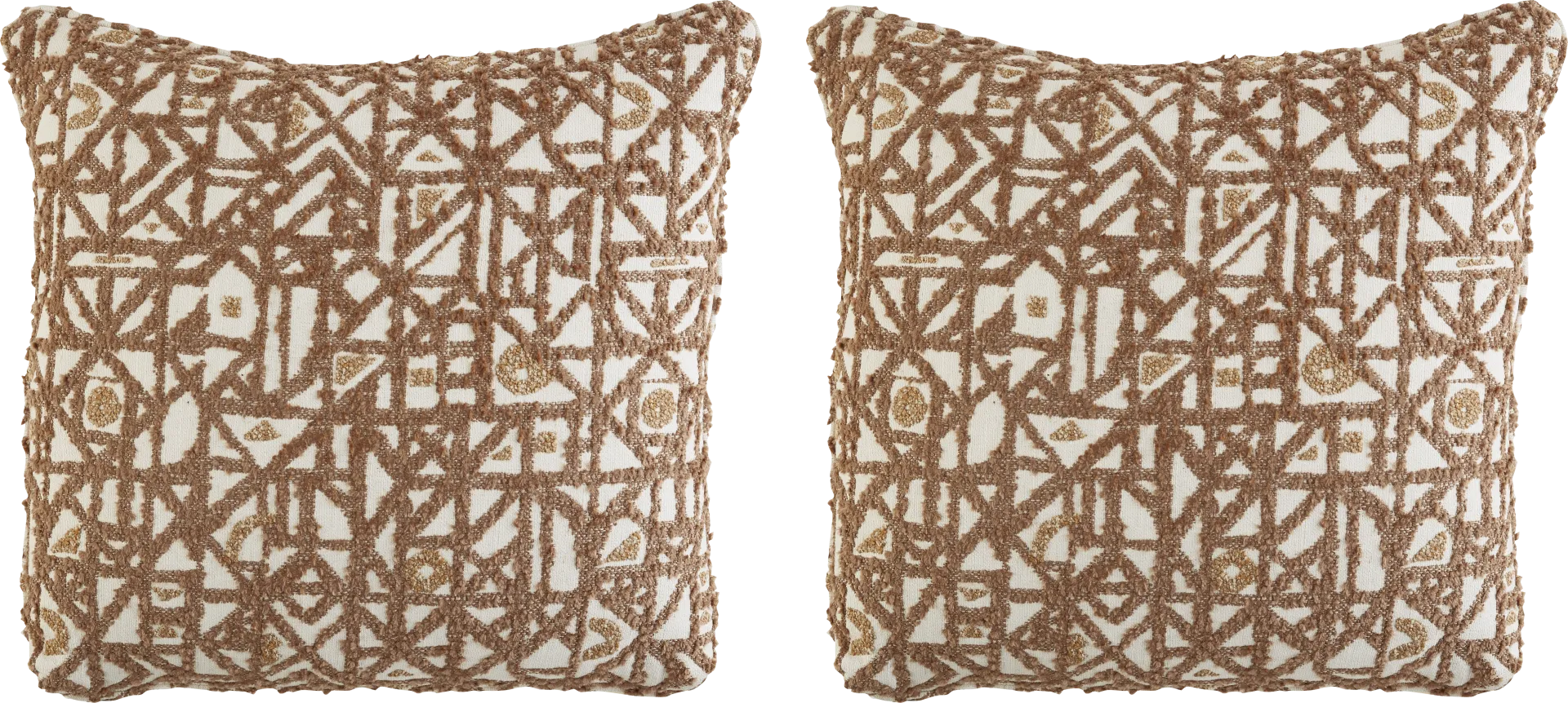 Sophie Taupe Toss Pillow Pair - Image 1