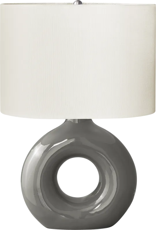 Neveux Shade Gray Lamp