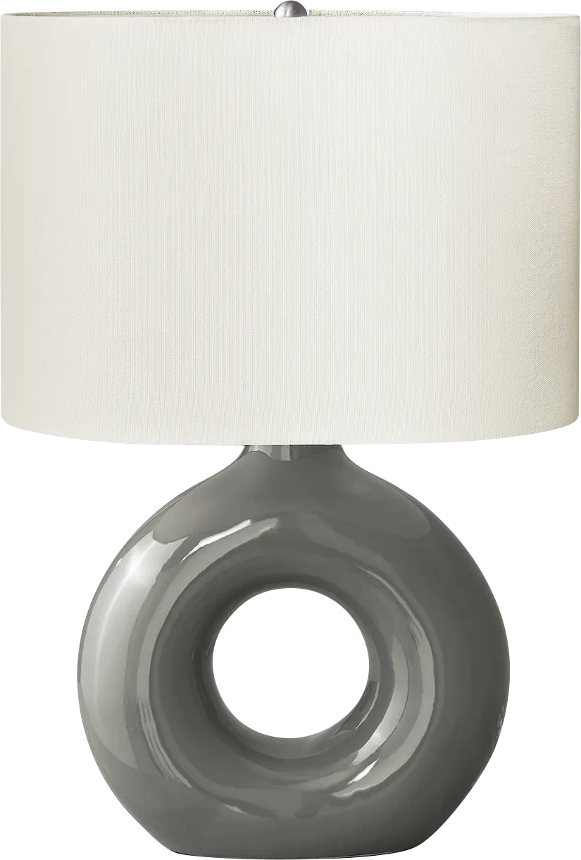 Neveux Shade Gray Lamp