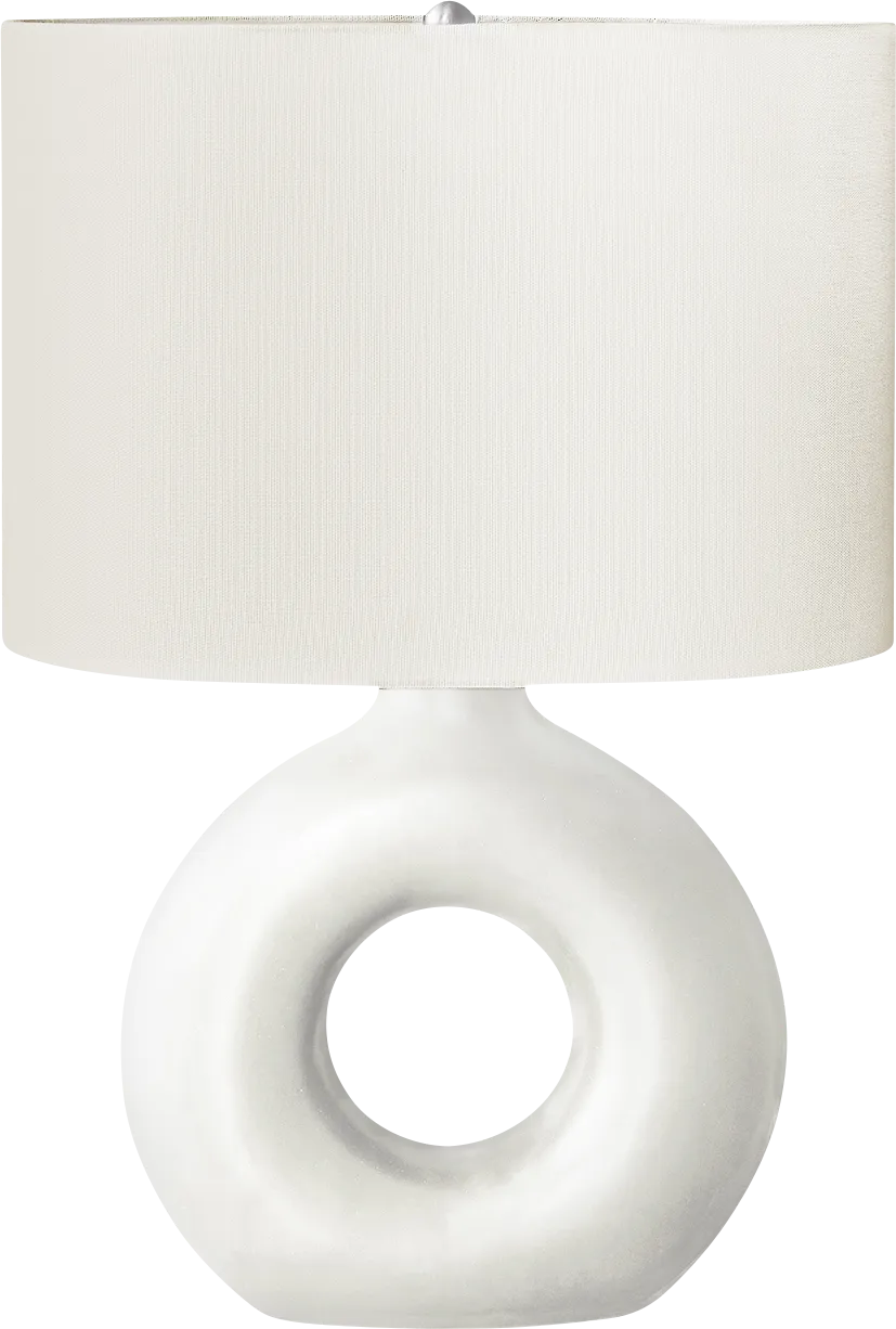 Neveux Shade White Lamp - Thumbnail - Image 1
