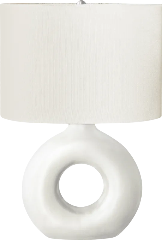Neveux Shade White Lamp