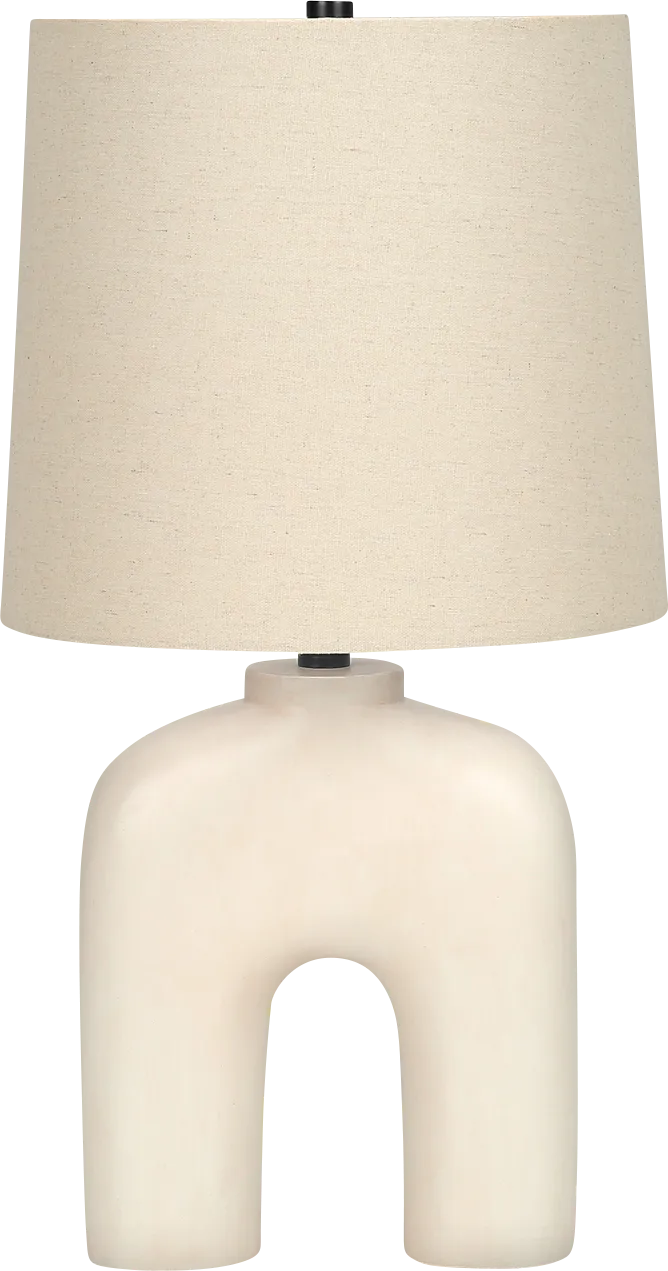 Uthese Post Cream Lamp - Image 1